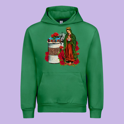 Our Lady Of Guadalupe Coffee Urban Hoodie Designed By Jahusdesignshop