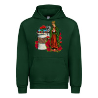 Forest Green our lady of guadalupe coffee Urban Hoodie - JahusDesignShop