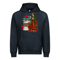 Navy our lady of guadalupe coffee Urban Hoodie - JahusDesignShop