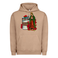 Pigment Burro our lady of guadalupe coffee Urban Hoodie - JahusDesignShop