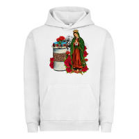 Pigment Lunar Rock our lady of guadalupe coffee Urban Hoodie - JahusDesignShop