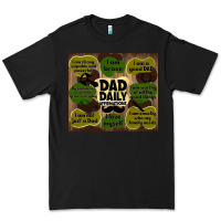 Black dad daily affirmations Premium Tee - TumblerDesignByShophia