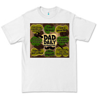 White dad daily affirmations Premium Tee - TumblerDesignByShophia