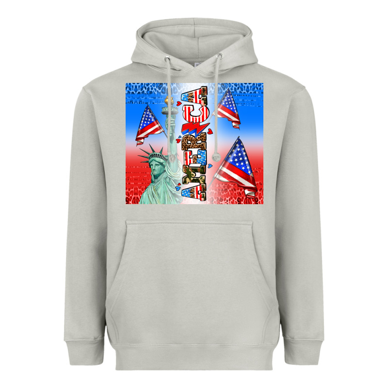 American Flag  And America Heavyweight Hoodie by AdoDesignShop | Teevron