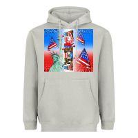 Moon Dust american flag  and america Heavyweight Hoodie - AdoDesignShop