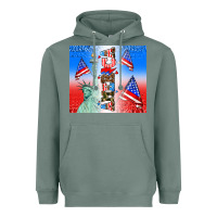 Sage american flag  and america Heavyweight Hoodie - AdoDesignShop