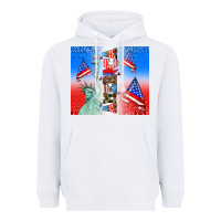 White american flag  and america Heavyweight Hoodie - AdoDesignShop