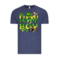 Vintage Denim Lucky Boy St. Patrick's Day Vintage Tee - HowdyJamesFarm