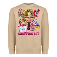 Mushroom shopping life  gnome Heavyweight Sweatshirt - BarkalooDesign