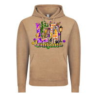 Vintage Coffee Louisiana LA Mardi Gras Vintage Hoodie - FaDigitalArtStudio