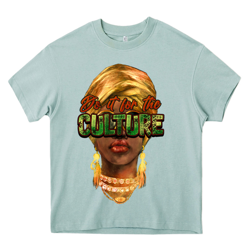 Do It For The Culture Heavy Core Tee by NancyCooperArtShop | Teevron