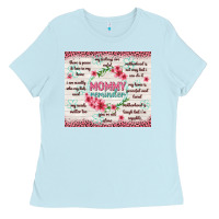 Baby Blue mommy reminder Ladies Tee - TumblerDesignByShophia