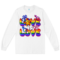 White Love is love Long Sleeve Tee - FaDigitalArtStudio