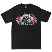 Black Strong Cancer rainbow Cancer Awareness Premium Tee - HowdyJamesFarm