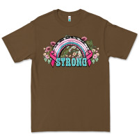 Cacao Strong Cancer rainbow Cancer Awareness Premium Tee - HowdyJamesFarm