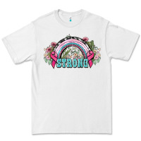 White Strong Cancer rainbow Cancer Awareness Premium Tee - HowdyJamesFarm