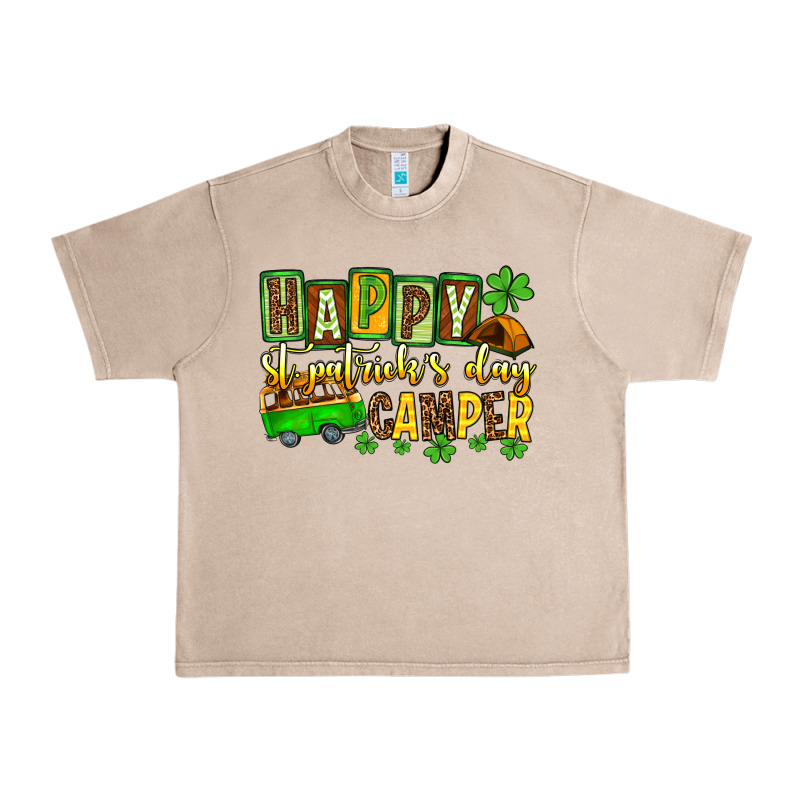 St. Patrick's Happy St. Patrick's Day Camper Urban Heavy Tee by OliviaCreatesArt | Teevron