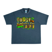 Midnight Navy St. Patrick's Happy St. Patrick's Day camper Urban Heavy Tee - OliviaCreatesArt