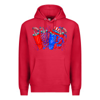 Cardinal american obsessive cup Premium Hoodie - CowhideDigitalArt