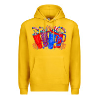 Lemon american obsessive cup Premium Hoodie - CowhideDigitalArt