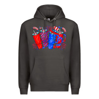Smoke american obsessive cup Premium Hoodie - CowhideDigitalArt