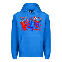 True Royal american obsessive cup Premium Hoodie - CowhideDigitalArt