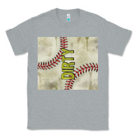 Heather Grey dirty baseball Classic Tee - TumblerDesignByShophia
