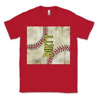 Red dirty baseball Classic Tee - TumblerDesignByShophia