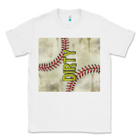 White dirty baseball Classic Tee - TumblerDesignByShophia