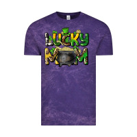 Cloud Purple lucky mom St. Patrick's Vintage Tee - HowdyJamesFarm