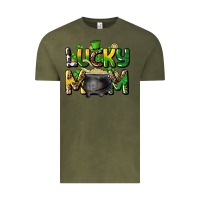 Vintage Olive lucky mom St. Patrick's Vintage Tee - HowdyJamesFarm