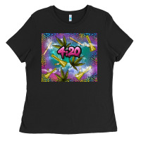 Black 4 20 marijuana holiday Ladies Tee - TumblerDesignByShophia