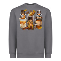 Storm Coffee gnome Heavyweight Sweatshirt - BarkalooDesign