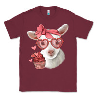 Burgundy cute baby lamb valentines day Classic Tee - Jasminsmagicworld