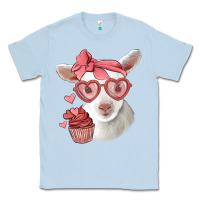 Dusty Blue cute baby lamb valentines day Classic Tee - Jasminsmagicworld