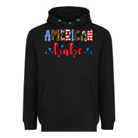 Black American babe Heavyweight Hoodie - AdoDesignShop