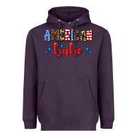 Plum American babe Heavyweight Hoodie - AdoDesignShop