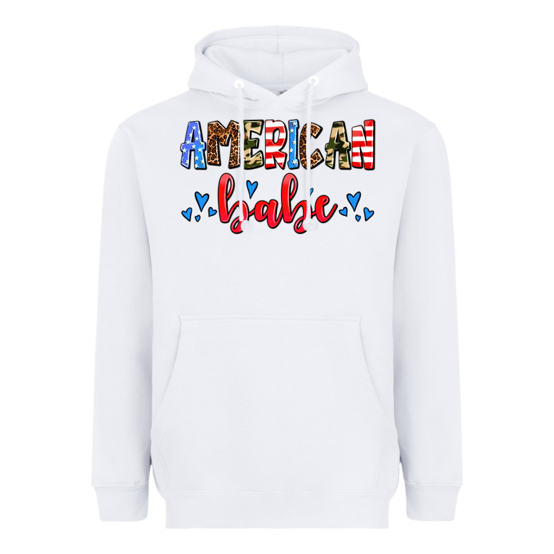 American Babe Heavyweight Hoodie by AdoDesignShop | Teevron