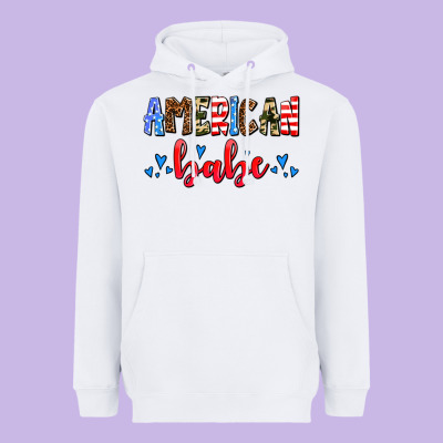 American Babe Heavyweight Hoodie Designed By Adodesignshop