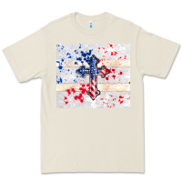 Bone 4th of july flag cross Premium Tee - TumblerDesignByShophia