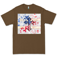 Cacao 4th of july flag cross Premium Tee - TumblerDesignByShophia
