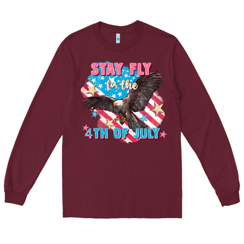 Stay Fly For The 4th Of July Long Sleeve Tee by FaDigitalArtStudio | Teevron