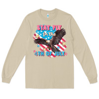 Mushroom Stay fly for the 4th of July Long Sleeve Tee - FaDigitalArtStudio