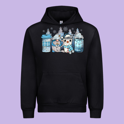 Winter Coffee Urban Hoodie Designed By Jahusdesignshop