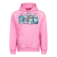 Fuchsia Pink winter coffee Urban Hoodie - JahusDesignShop
