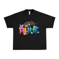 Black Easter Day He is alive Urban Heavy Tee - OliviaCreatesArt