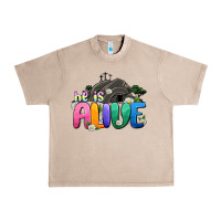 French Oak Easter Day He is alive Urban Heavy Tee - OliviaCreatesArt