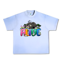 Grape Ice Easter Day He is alive Urban Heavy Tee - OliviaCreatesArt