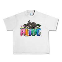 Lunar Rock Easter Day He is alive Urban Heavy Tee - OliviaCreatesArt
