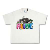 Pistachio Easter Day He is alive Urban Heavy Tee - OliviaCreatesArt